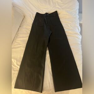 Zara Leather Marine Pants
